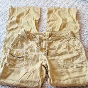 Level 99 Light Yellow Petite Pants 24P